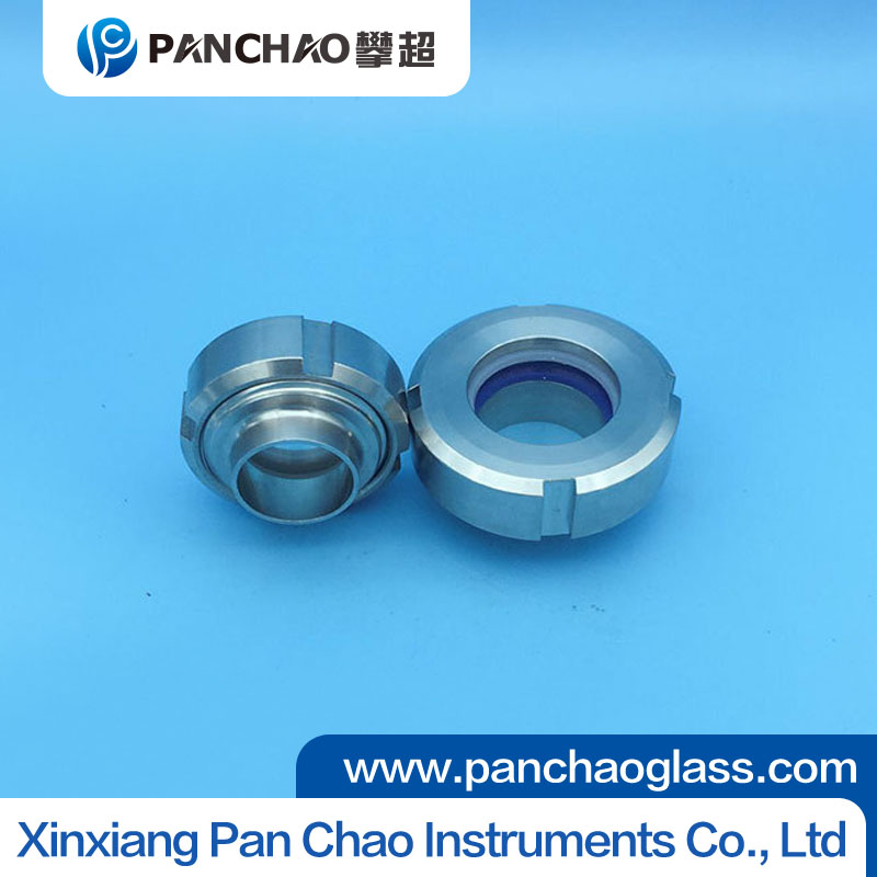 Sanitary stainless steel tank flange sight 