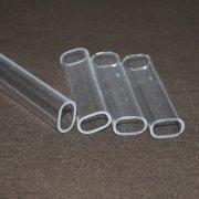 elliptical quartz tube and oval quartz tube