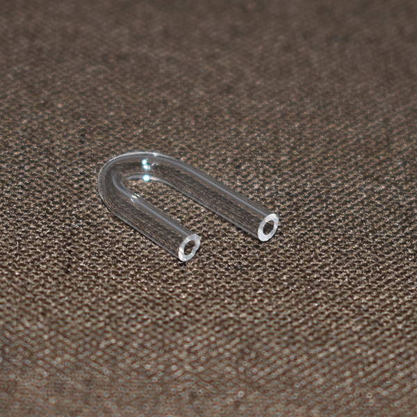 Buy U shape clear quartz tube from China