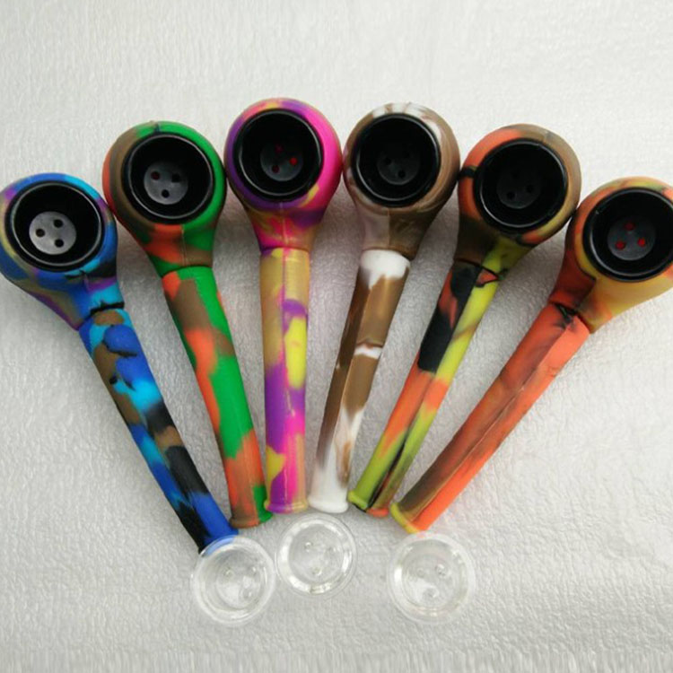 tobacco pipe Newest eac-friendly silicone Portable manufacturers direct sales