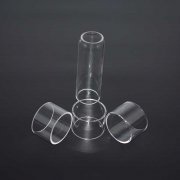 High temperature tempered borosilicate glas
